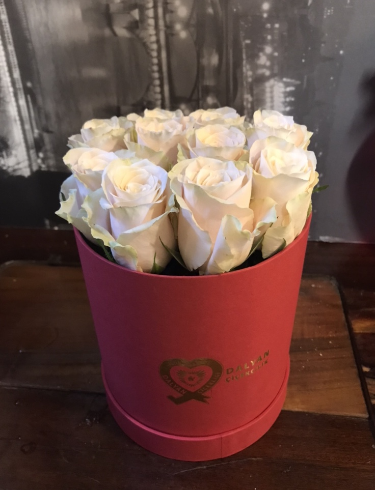 Kutuda Beyaz Güller