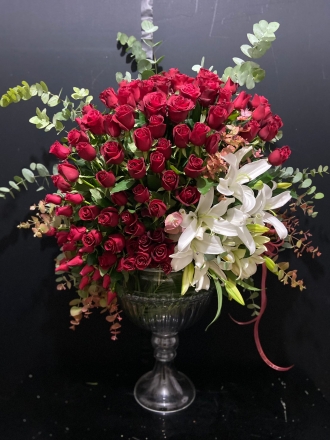 kristal vazo arajman 00101